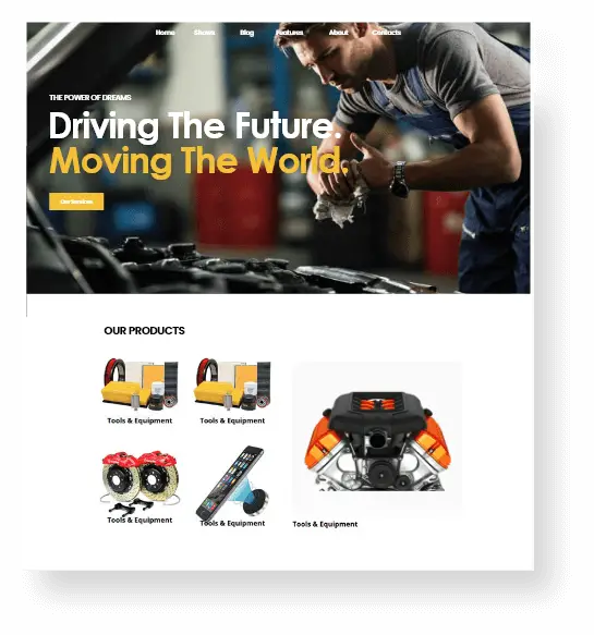 Automotive Part Retailers Website Development