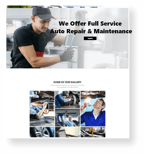 cost-effective for Top Automotive Service Website design