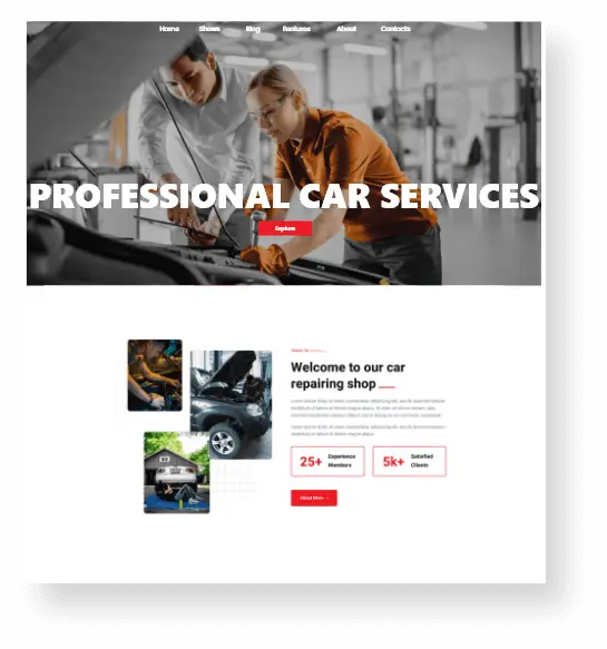 cms for Top Automotive Service Website Design