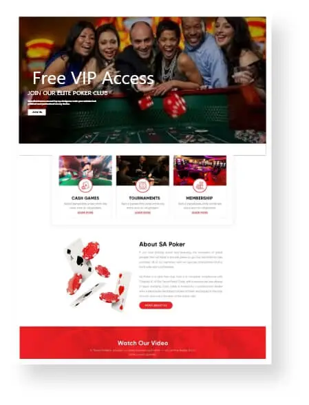 Casinos Web Design