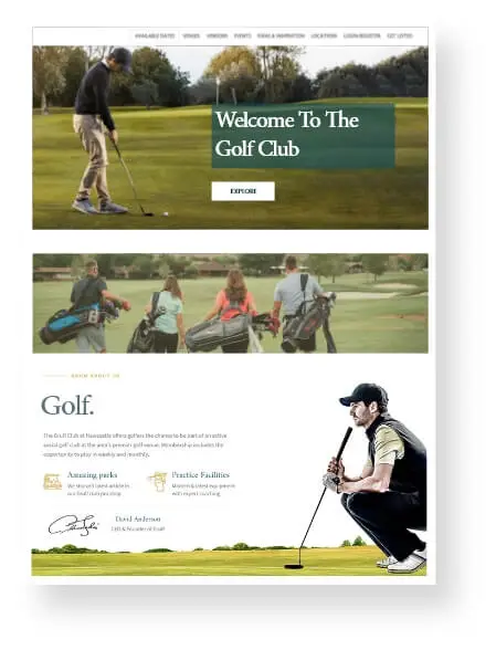 Best Golf Website Design