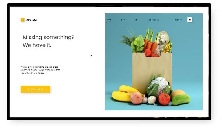 Grocery Store Web Design