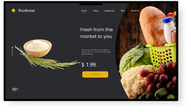 Grocery Store Website Design