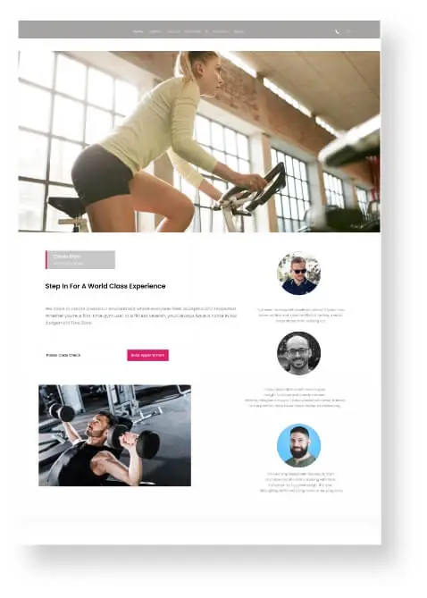 Gym Web Design