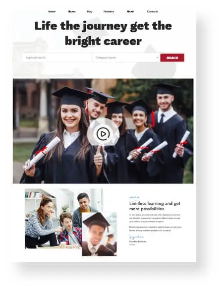 Higher Education Web Design