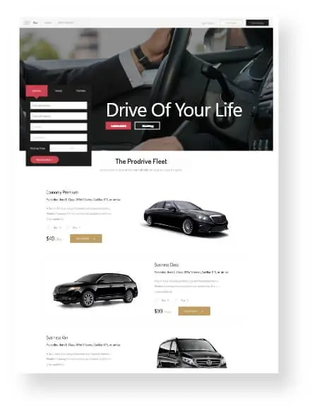 Limo Companies Web Design