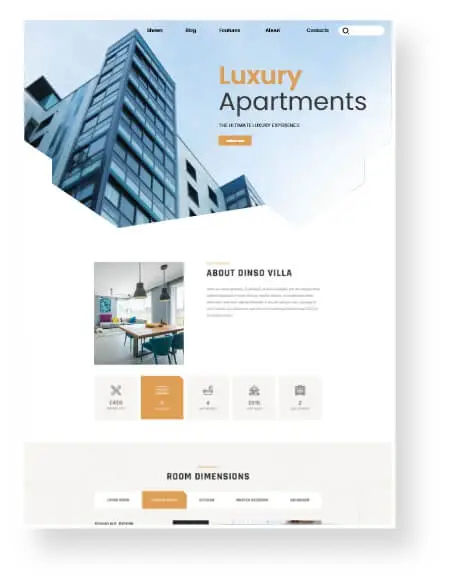 Apartment Complex Website Design