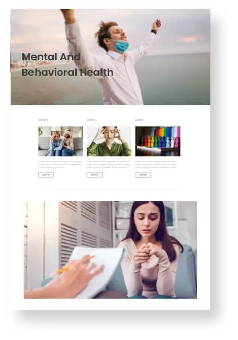 Mental And Behavioral Website Design