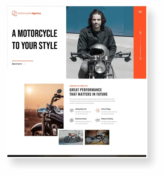 user-responsive motorcycle dealers website design 