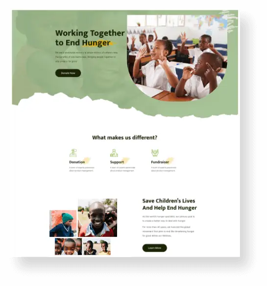 Nonprofit Organizations Website Development