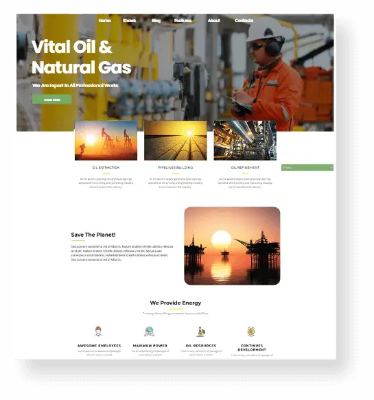 Oil & Gas Companies Design