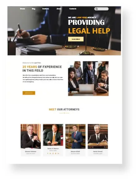 Personal Injury Attorneys Website