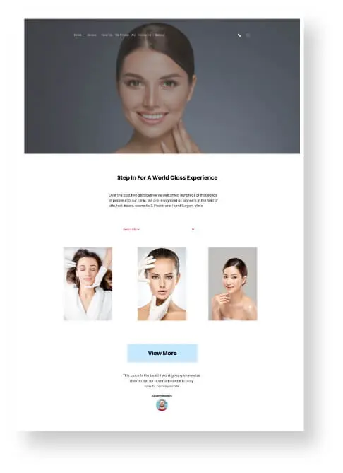 web design for plastic surgeons