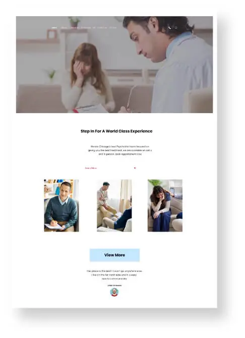 web design for psychiatrist