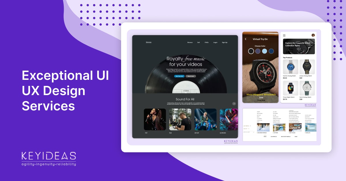 Exceptional UI UX Design Services