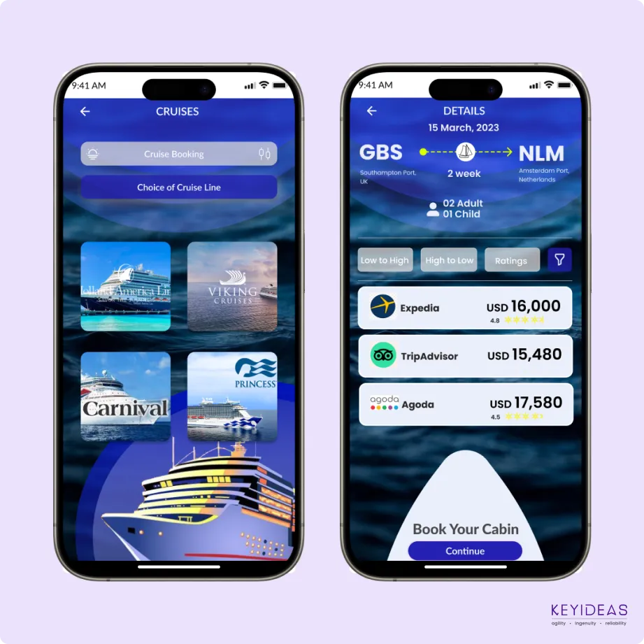 Custom iPhone app services