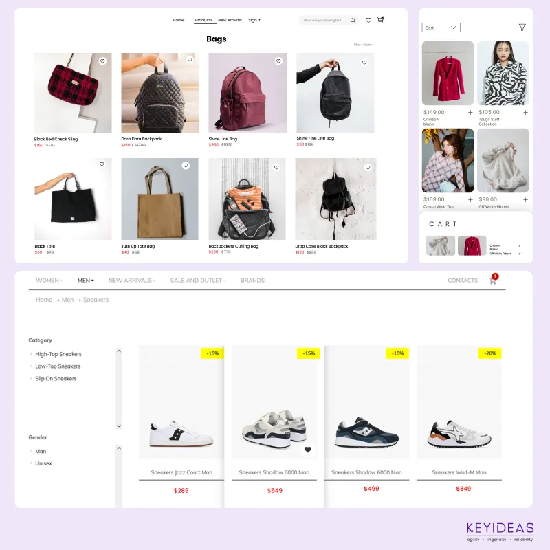 custom mobile friendly WooCommerce store development
