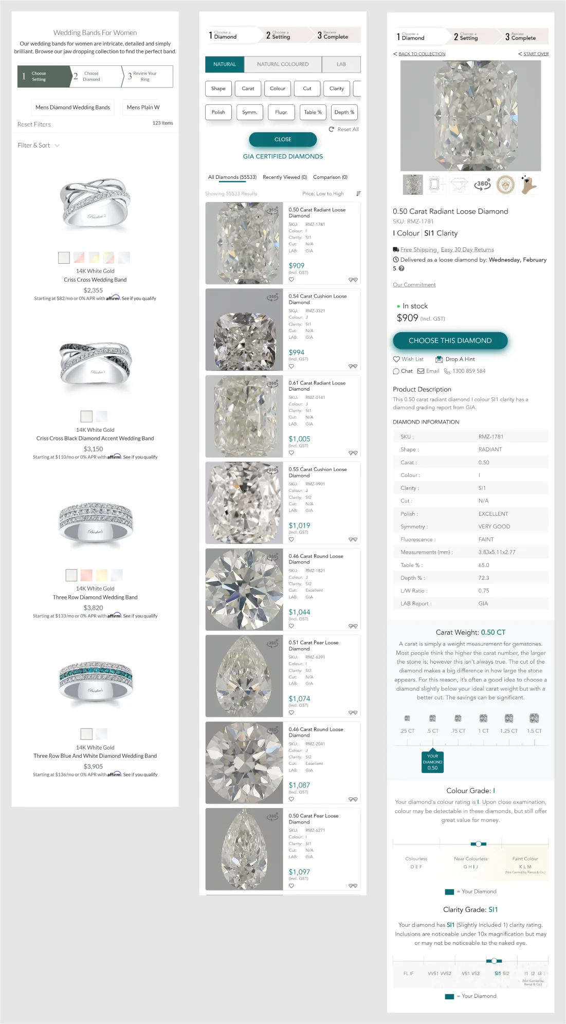 Smooth Jewelry UI Process