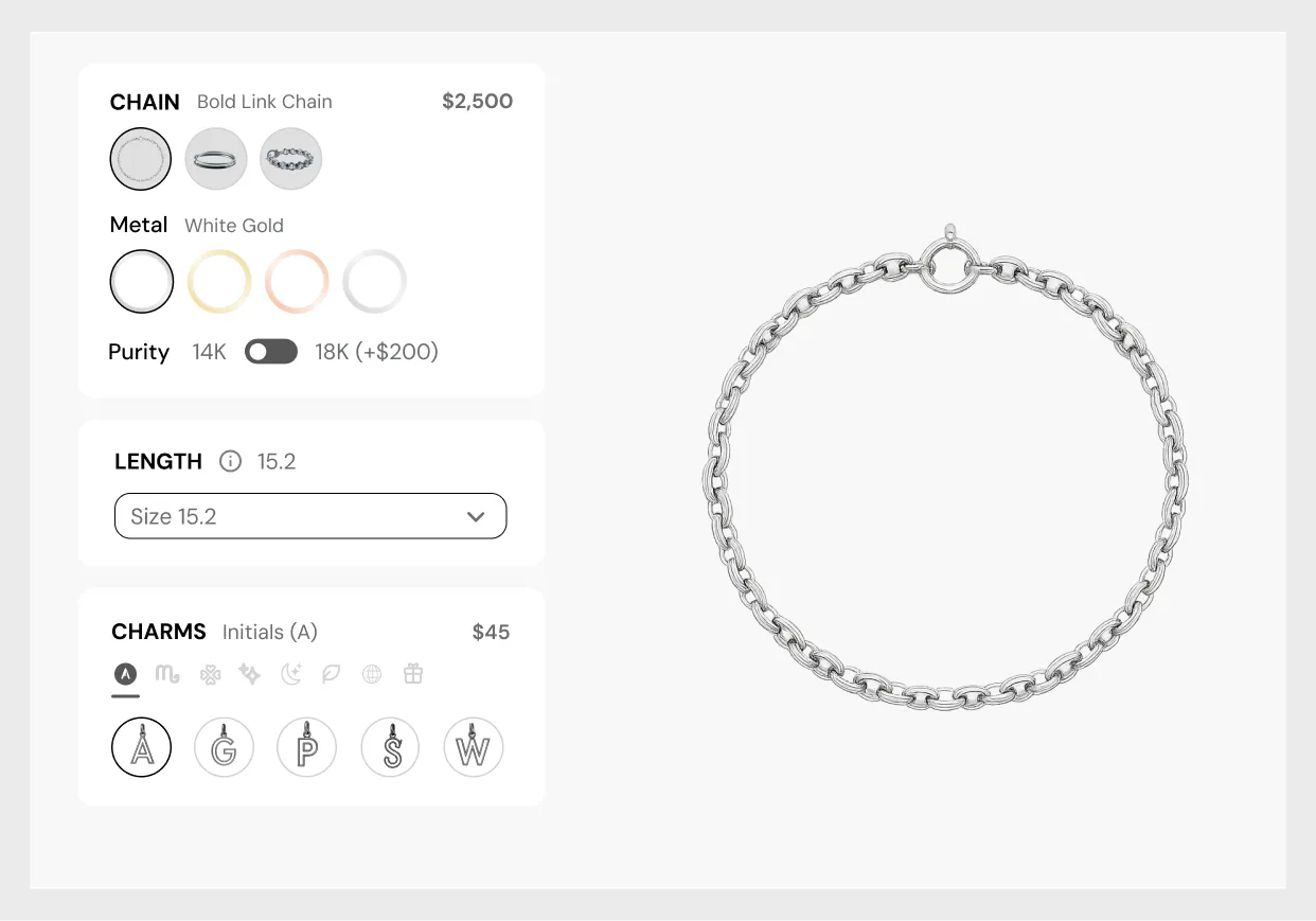  3d bracelet configurator banner