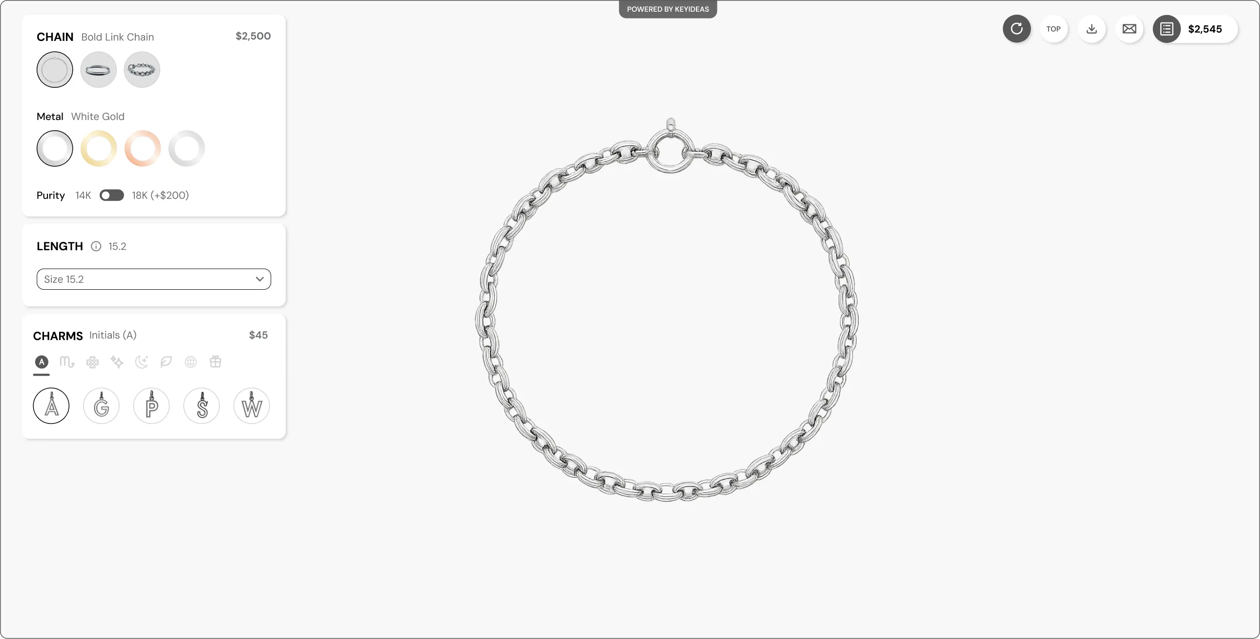Design 3d jewelry bracelet