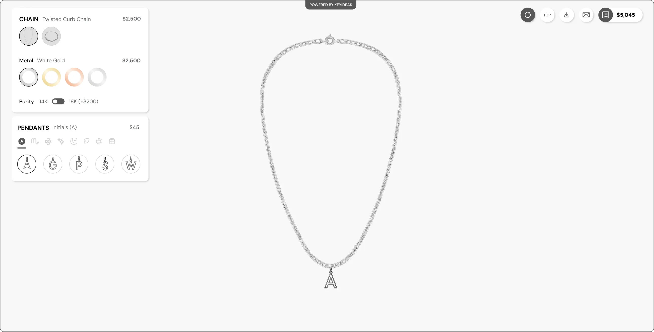 Design 3d jewelry necklace