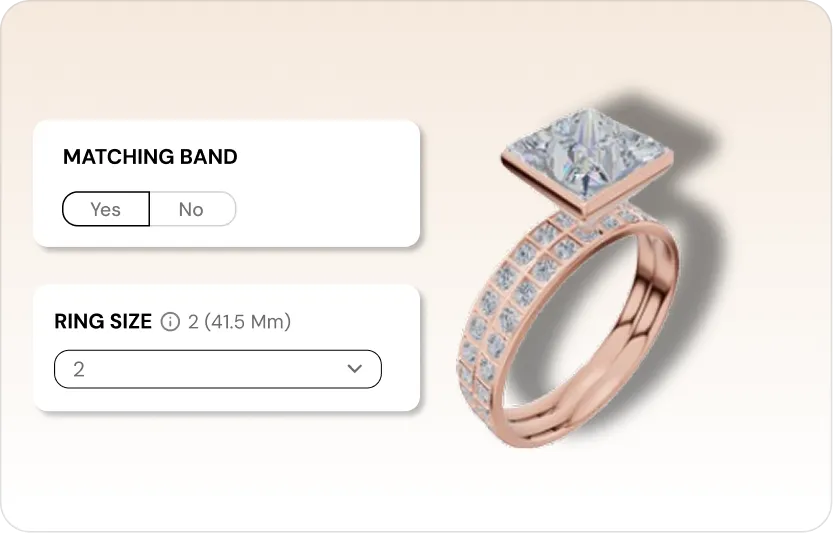  3d matching band configurator