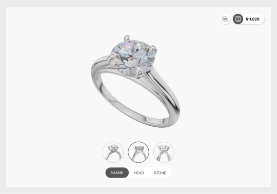 3d ring configurator banner
