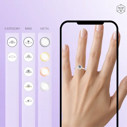 Real-time jewelry try-on