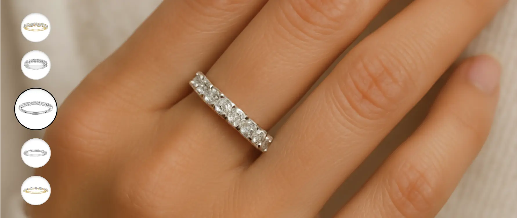 Top 3d-virtual Ring Try-on