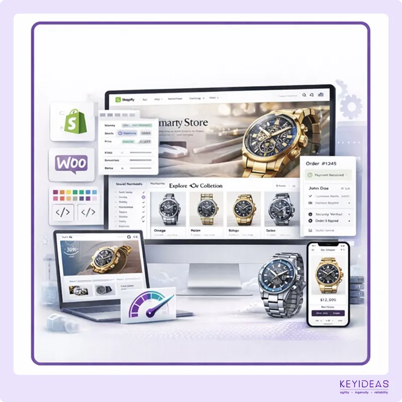 custom watch ecommerce development company