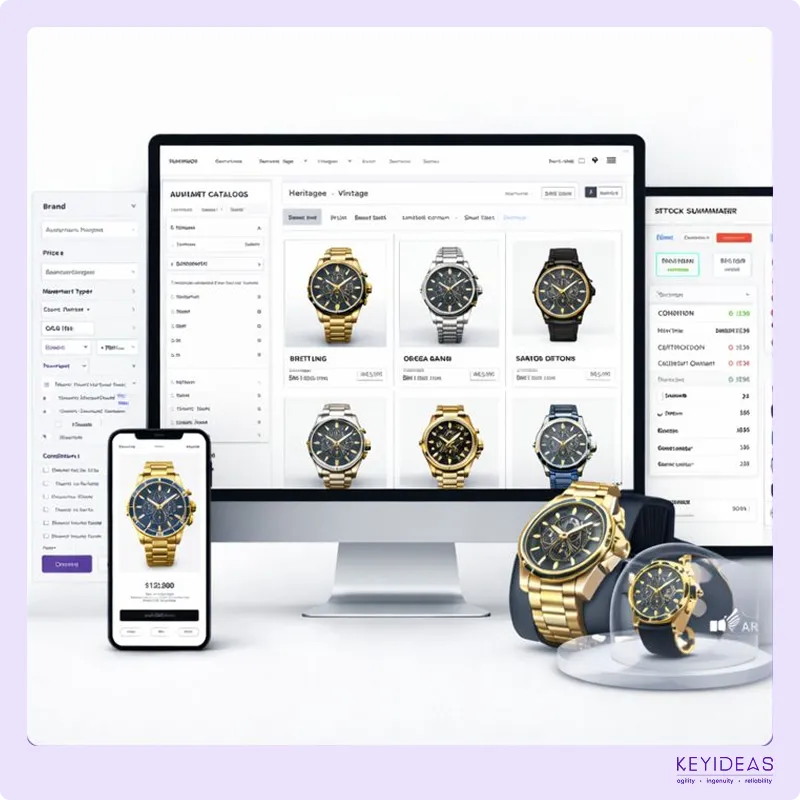 watch ecommerce solutions for luxury watch retailers and brands