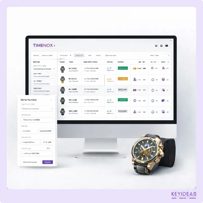 watch inventory management system for luxury and pre owned watches