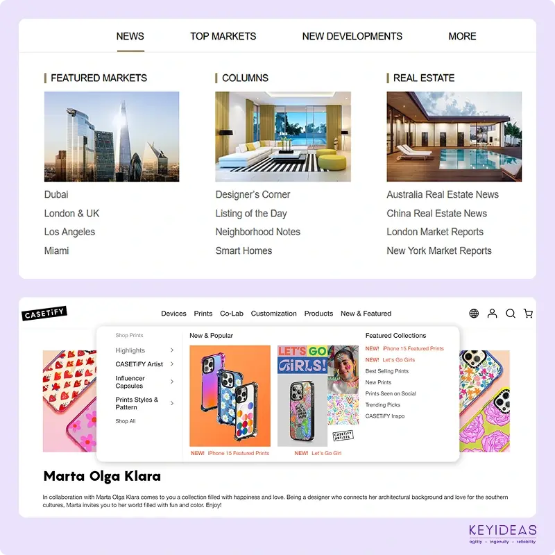 User centric interaction and navigation