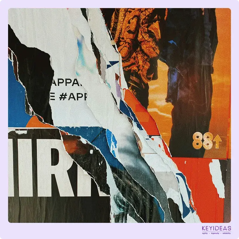 Restaurant landing page graphic design