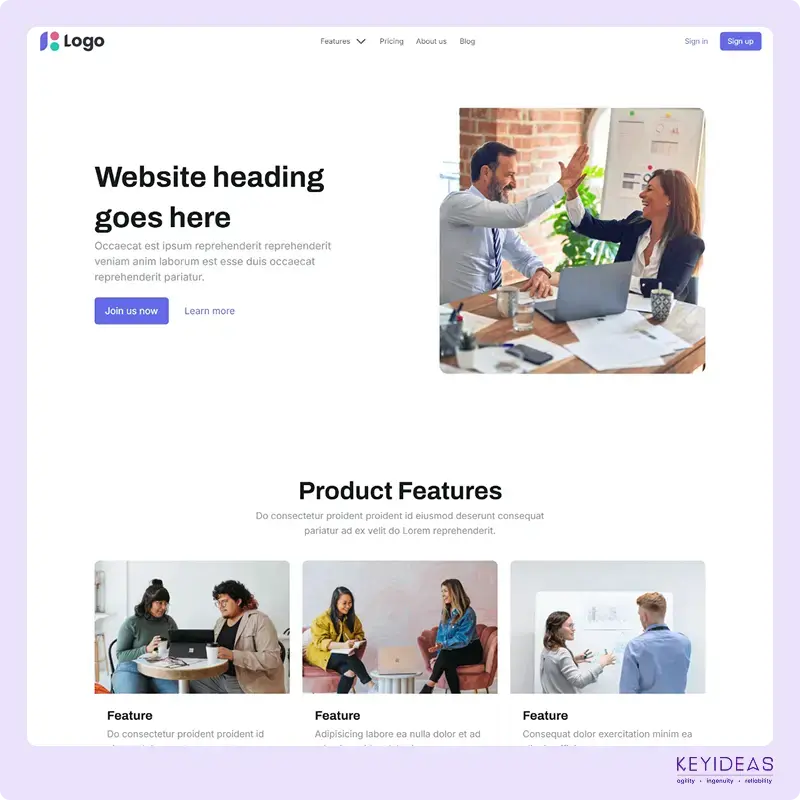Landing page vs Website Pages