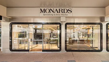 High-end Swiss timepiece and jewelry website for Monards Australia