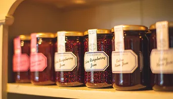 Boutique food brand website for Clare Jam Company