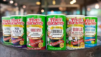 Heritage food brand website for Tony Chachere's