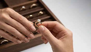 Jewelry Website Theme Development 121 Bespoke stackable ring brand website design for Valentina Rings