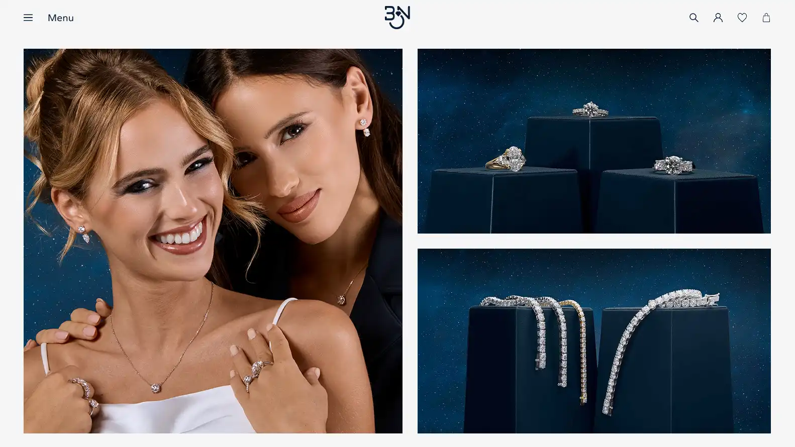 Bongioielli Jewelry website