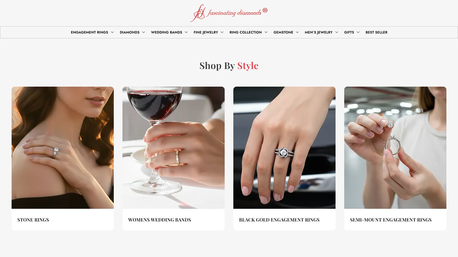 Shopify Plus Diamond Jewelry Website Design