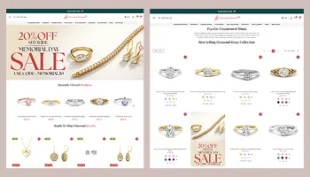 Fascinating diamonds Fascinating Diamonds jewelry website design by Keyideas