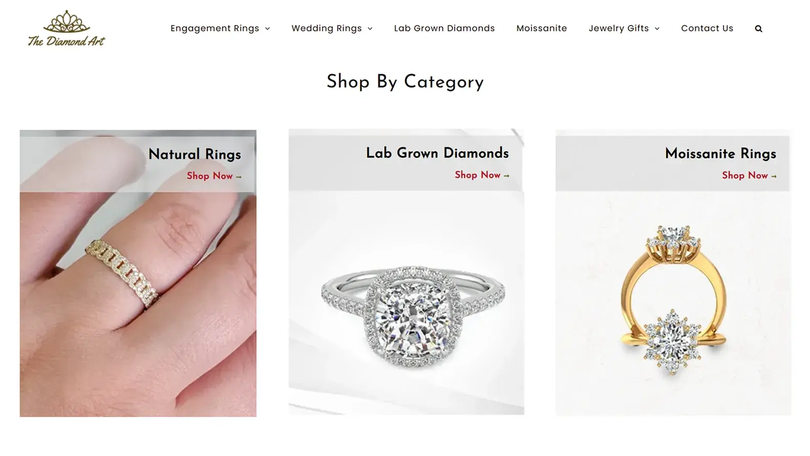 custom jewelry workshop brand story website section