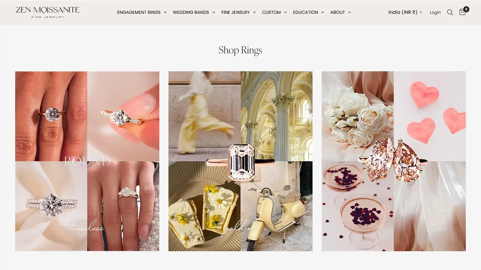 Shopify Jewelry Store website Design