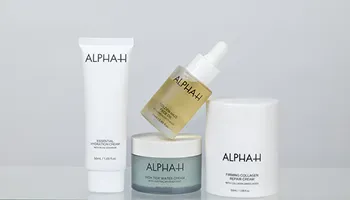 skincare ecommerce website design Alpha-H beauty brand