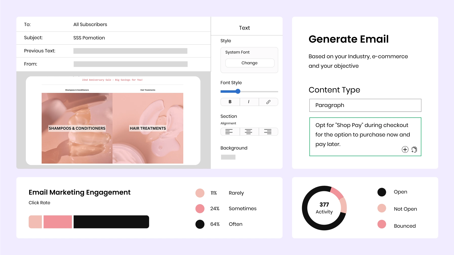 SSS Hair Shopify brand landing page for K18 showing curated product range and professional credential content