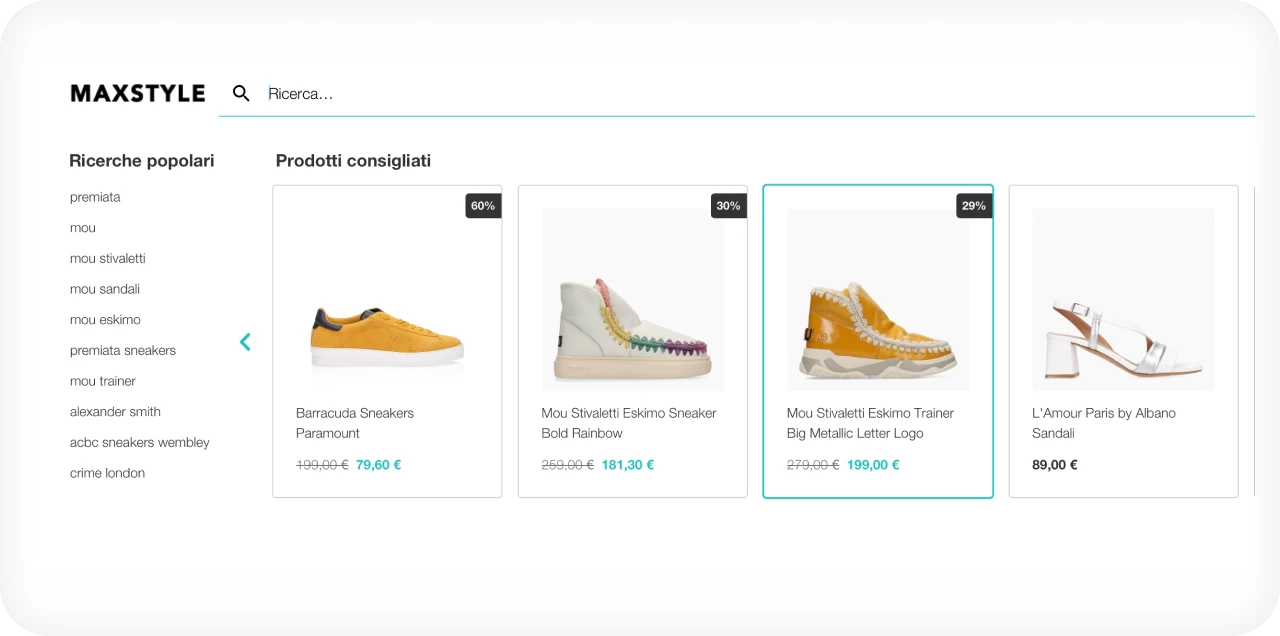 Retail fashion eCommerce website design for men and women shoe brand online store
