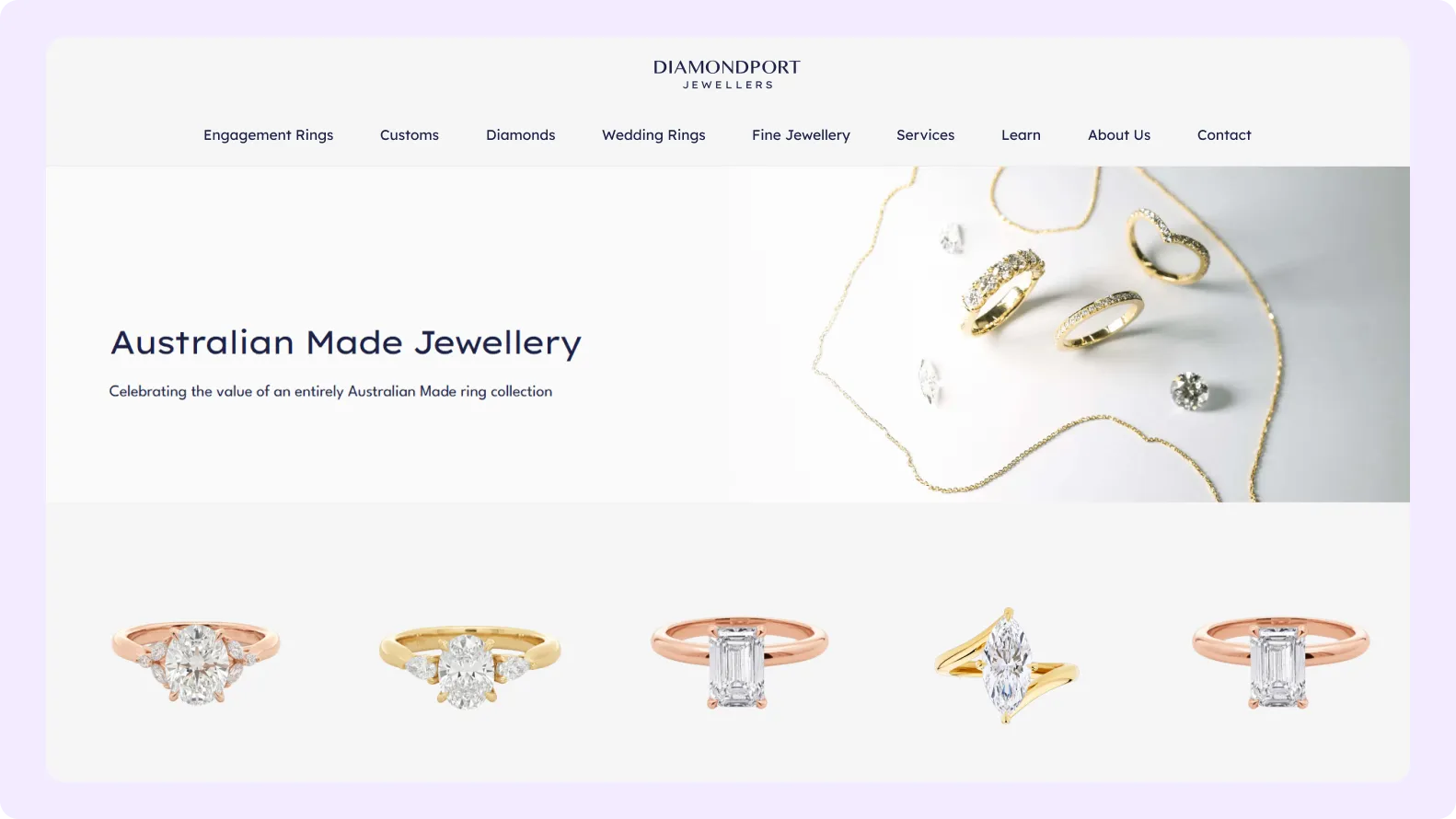 Fine Jewelry Digital Solutions for Diamond Port