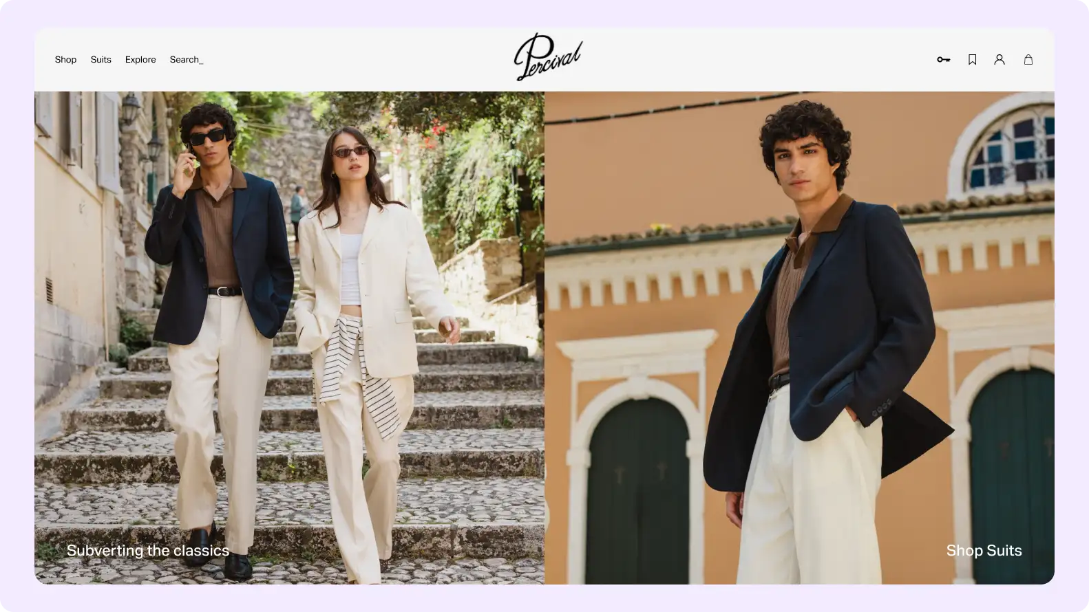 Responsive ecommerce London menswear-fashion
