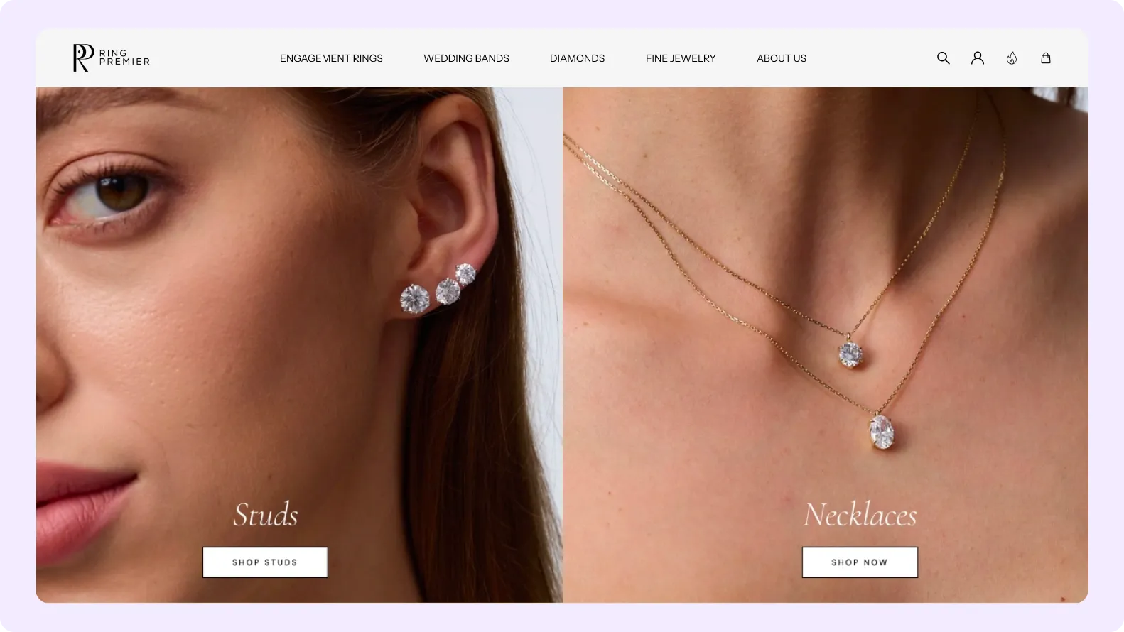 DTC Jewelry Website Design Shopify